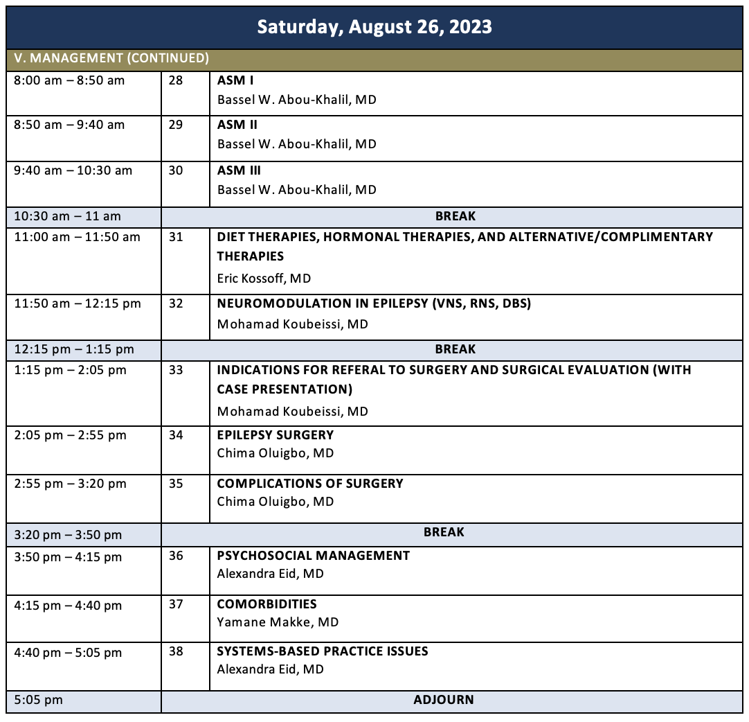 Schedule Day 3